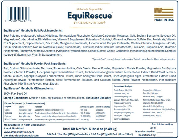 EquiRescue™ Metabolic Support Kit